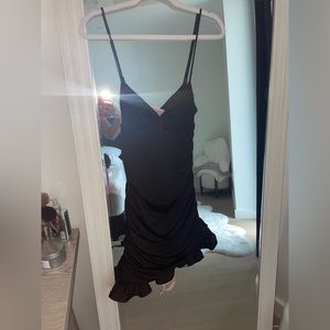 oh Polly black mini dress